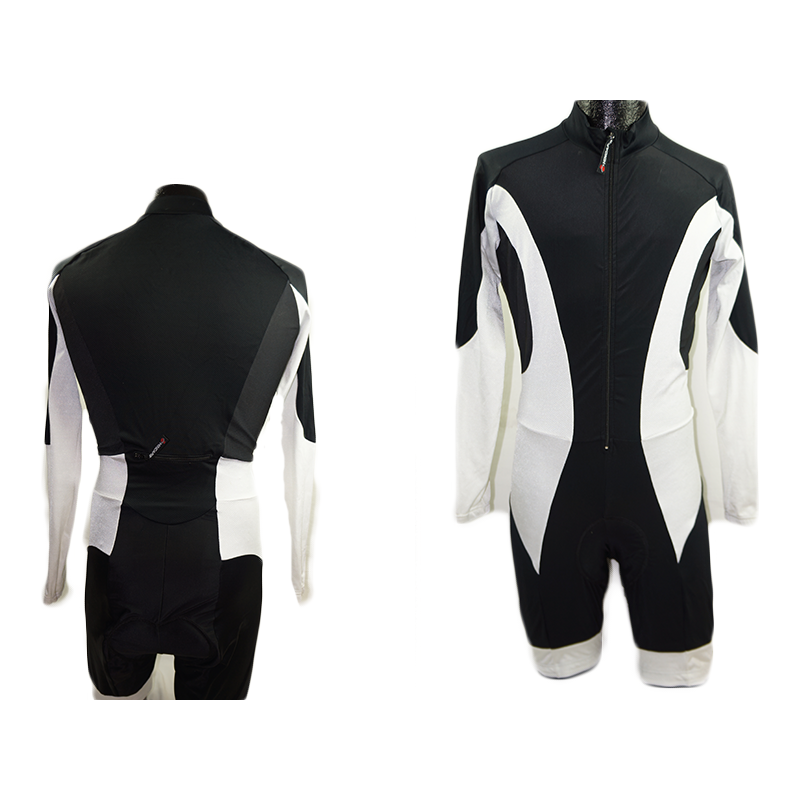 Hincapie Skinsuit - black white - Classic Cycling