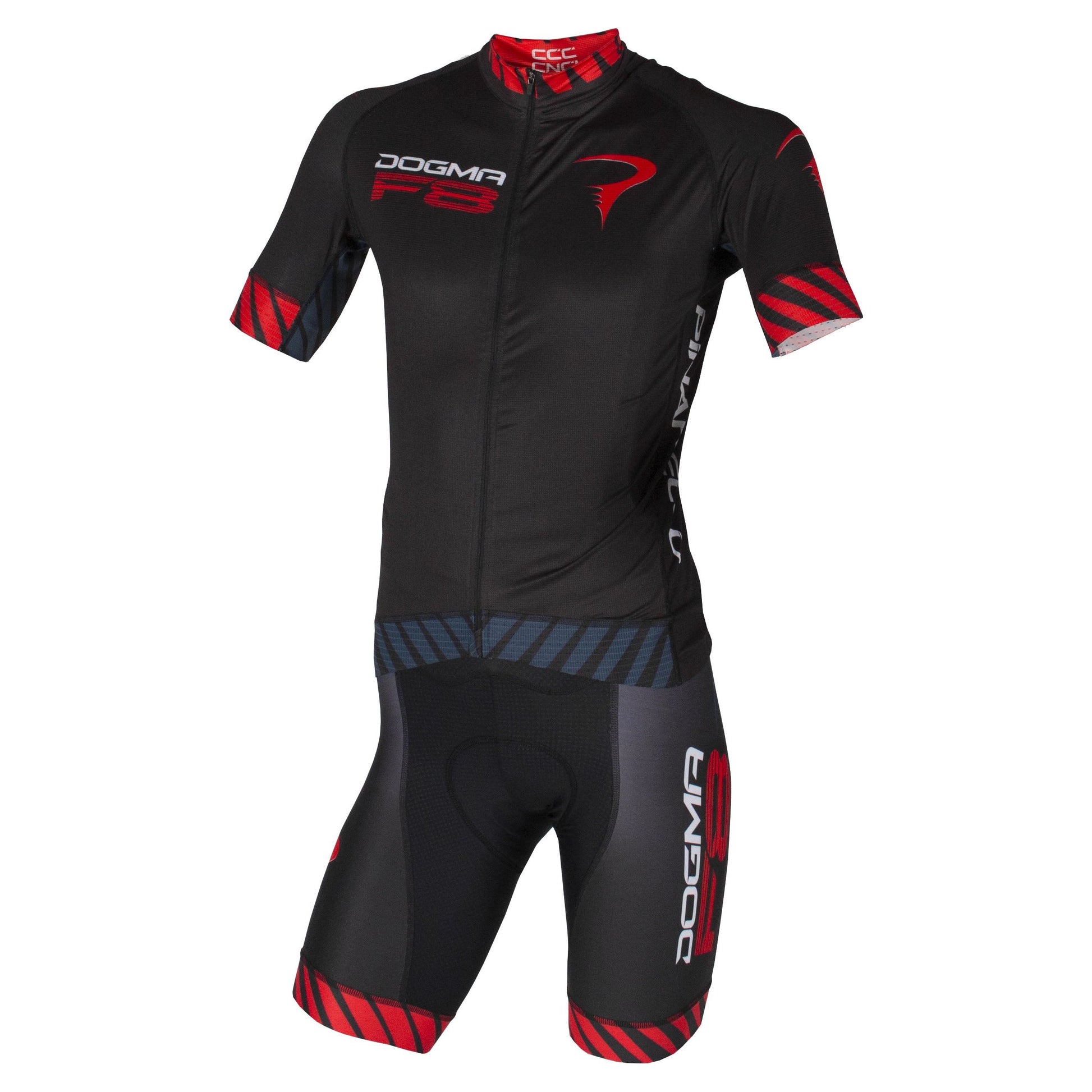 Pinarello Dogma F8 Jersey - Black Red - Classic Cycling