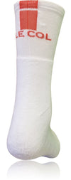 Le Col Cycling Socks White -  Red - Classic Cycling