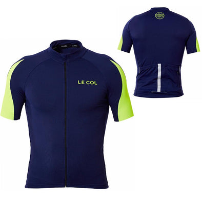 Le Col HC Cycling Jersey - Navy Fluo - Classic Cycling