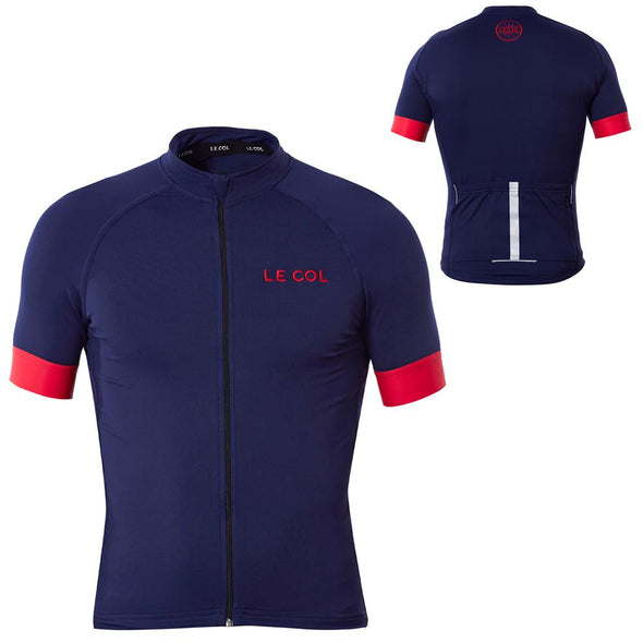 Le Col Pro Cycling Jersey - Navy Red - Classic Cycling