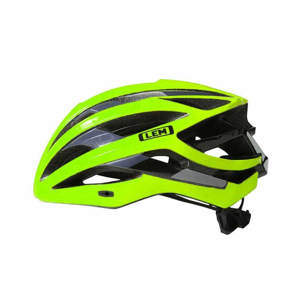 LEM Gavia Cycling Helmet - Black Fluo - Classic Cycling