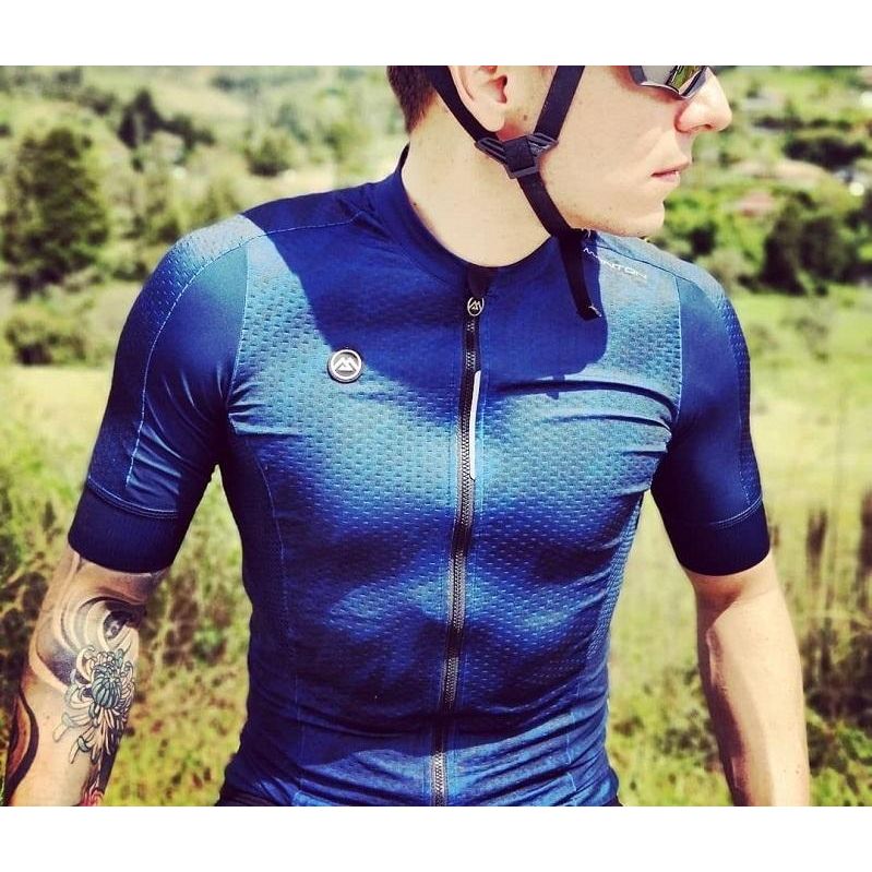 Monton Pro Tranquility Cycling Jersey - Blue - Classic Cycling