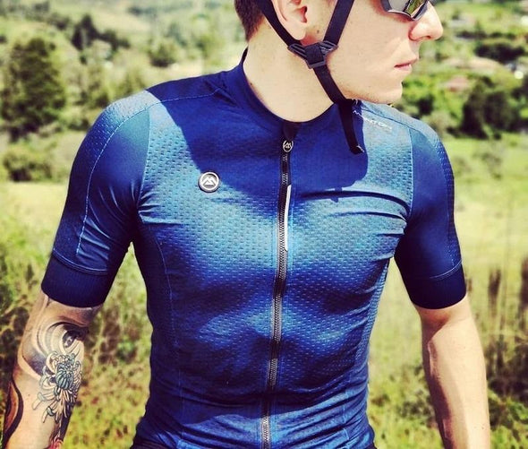 Monton Pro Tranquility Cycling Jersey - Blue - Classic Cycling