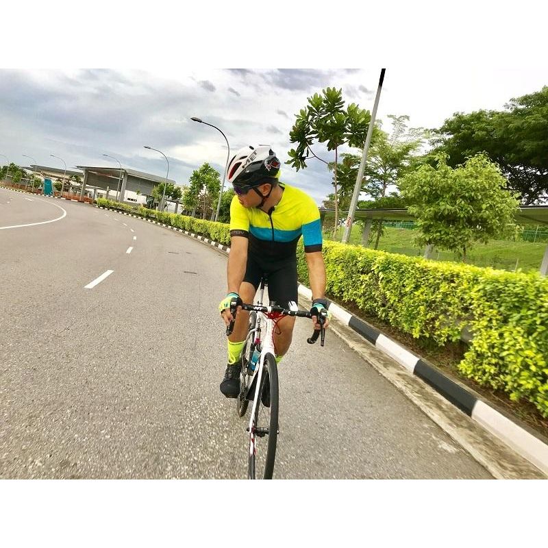 Monton Urban Climbing Flower Cycling Jersey - Yellow - Classic Cycling