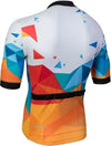 Nalini Discesa Short Sleeve Jersey - Orange-White - Classic Cycling
