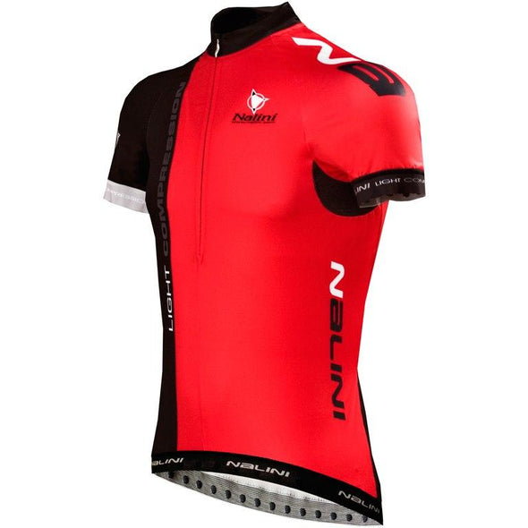 Nalini Light Compression Ti Jersey - Black Red - Classic Cycling