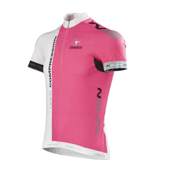Nalini Light Compression Ti Jersey - White Pink - Classic Cycling