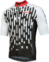 Nalini Podio Short Sleeve Jersey - White-Black - Classic Cycling