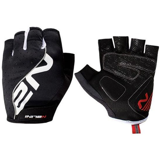Nalini Red Gloves - Black - Classic Cycling