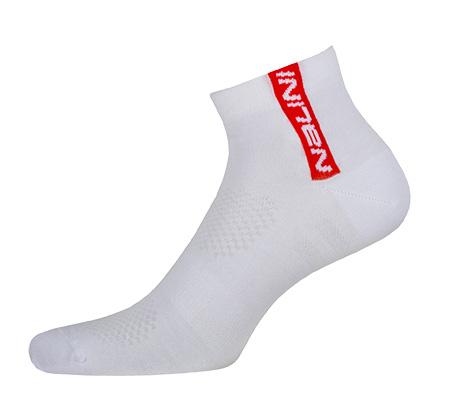 Nalini Red Socks (H13) - White-Red - Classic Cycling