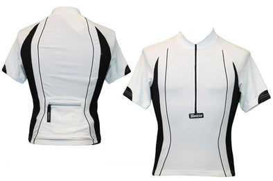 Santini White Cycling Jersey - Classic Cycling