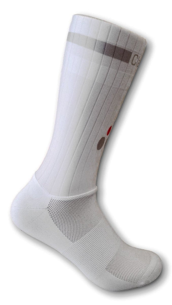 Skyway Classic Cycling Aero Socks - White - Classic Cycling