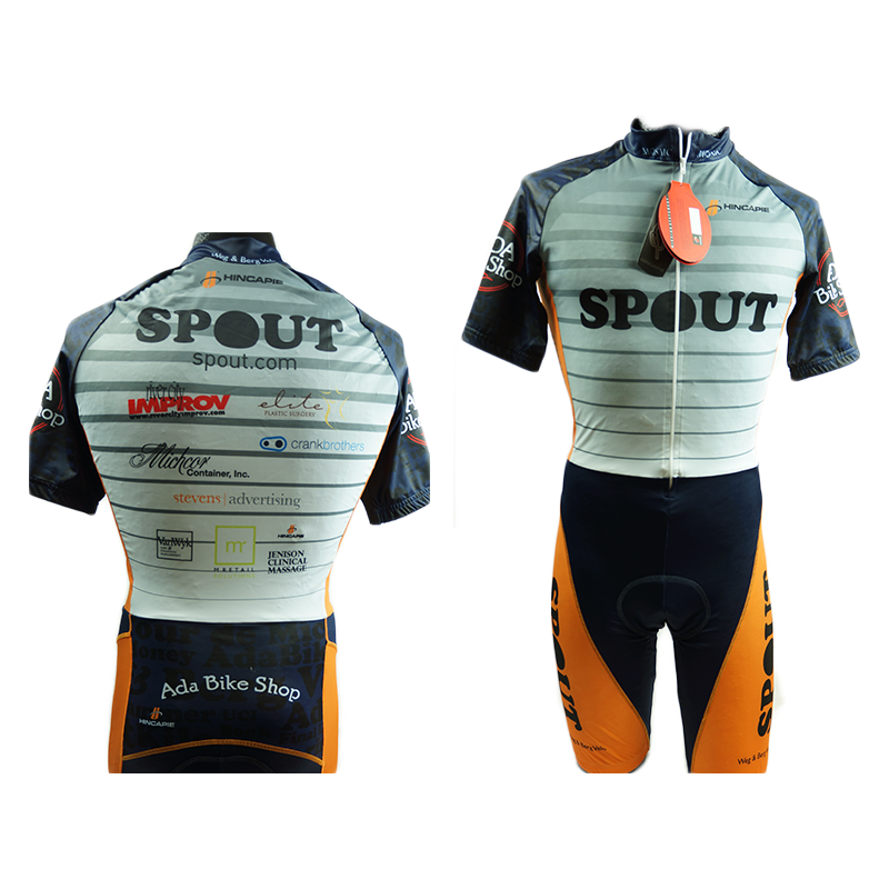 Hincapie Skinsuit - Grey-blue - Classic Cycling