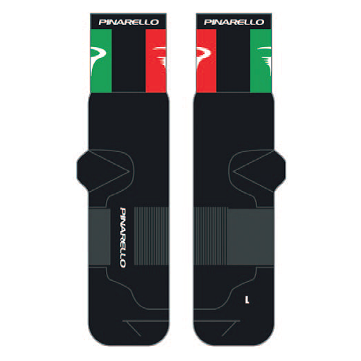 Pinarello Summer Sock - Black - Classic Cycling