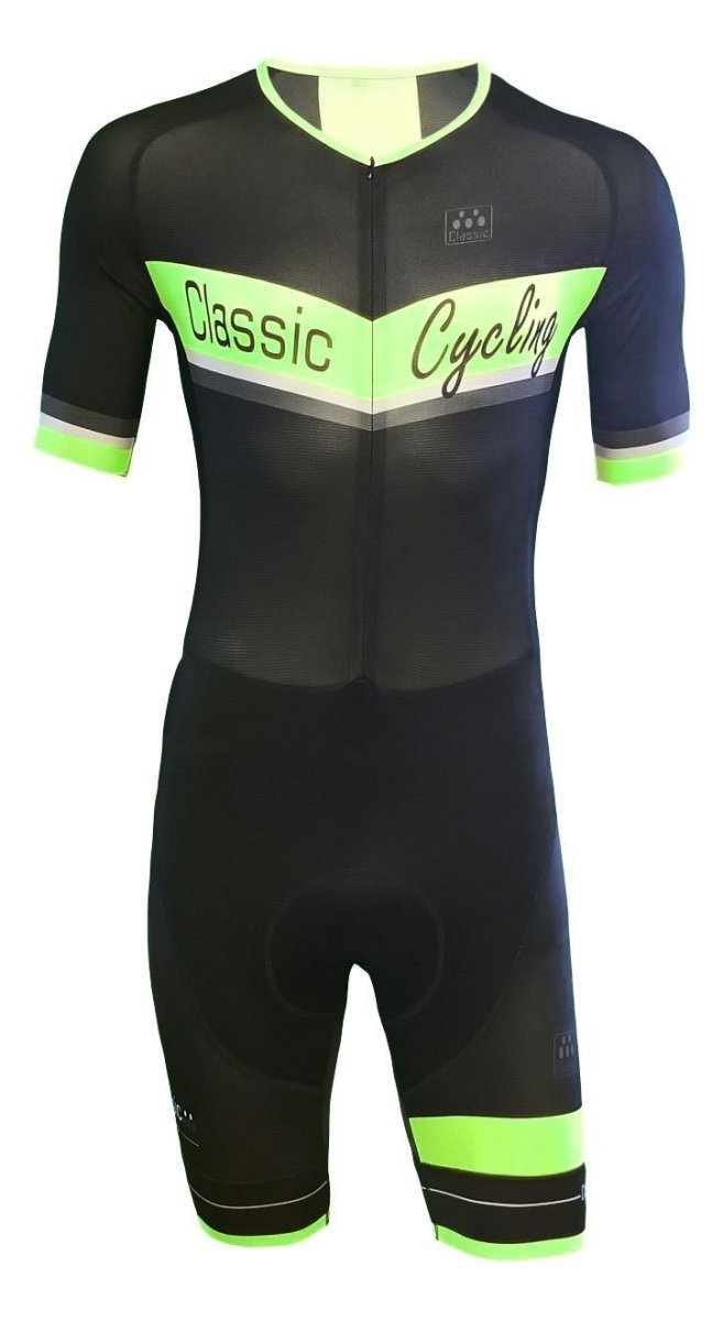 Cycling skinsuit with pockets on sale