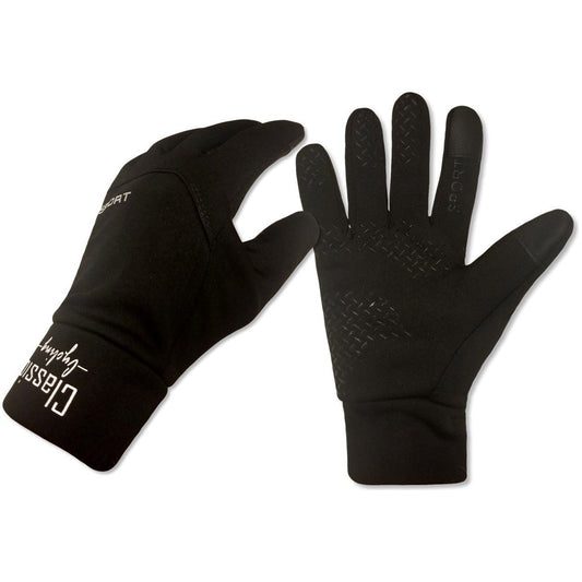 Winter Windproof Sport Fleece Gloves - Black - Classic Cycling